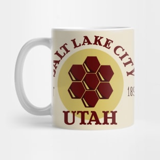 Salt Lake City Utah, Beehive State Mug